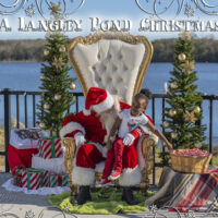 Santa at Langley Pond
