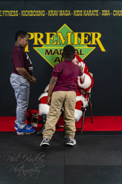 Shawn, Caleb, and Santa