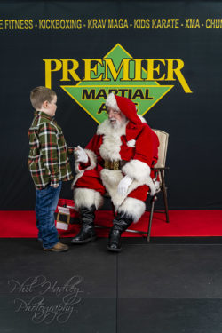 Caleb and Santa