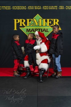 Rahmel, JaDai, and Santa