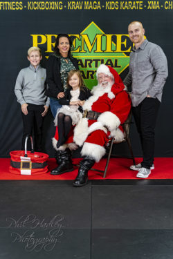 Hensley Family and Santa