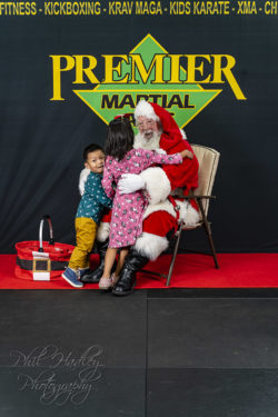 Elaisha, Matthew, and Santa