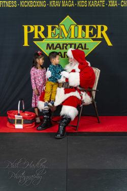 Elaisha, Matthew, and Santa
