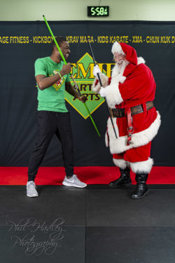Cameron and Santa