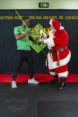 Cameron and Santa